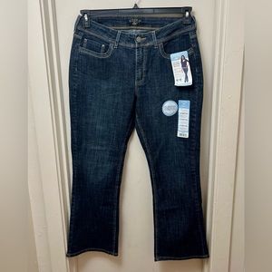 RIDERS by Lee Slender Stretch Jeans - size 14 Petite, boot cut tummy control